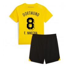 Borussia Dortmund Felix Nmecha #8 Hjemmedraktsett Barn 2023-24 Kortermet (+ korte bukser)